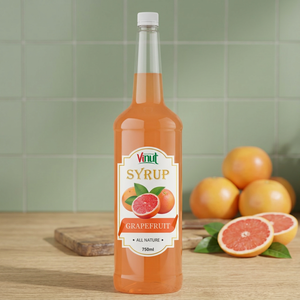 Sirop de Pamplemousse en Bouteille Verre 750ml VINUT Vente en Gros OEM ODM Fabricant Fournisseur de Boissons Marque Privée Boîte de Boissons 100% - Product Image 2