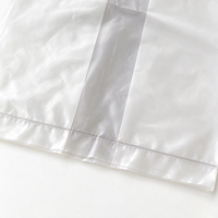 Sac plat ouvert en LDPE résistant à l'humidité et à la poussière, multi-usages pour l'emballage de pièces industrielles