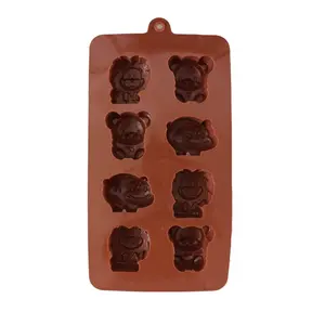 3d Moldes de silicona de plantillas pastel decoración galletas de Chocolate jabón Moldes Fondant cortadores para decoración de hornear repostería herramientas