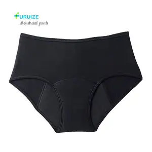 Furuize Newest Breathable Period Panties Underwear 4 Layers Reusable Leakproof Menstrual Underwear Panty Heavy Flow