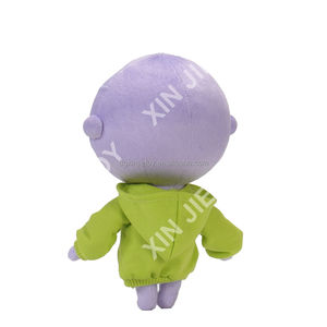 Muñeco de Peluche Alienígena con Ojos Grandes de Dibujos Animados, Muñeco de Peluche Alienígena con Icono Personalizado, Muñeco de Peluche Alienígena con Sudadera Verde - Product Image 2