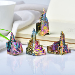 En gros Minéral de Bismuth Naturel, Pierre Brute, Minéral <span class=keywords><strong>Rare</strong></span>, Minéral Arc-en-ciel, Spécimen de Bismuth Irrégulier pour Collection - Product Image 3