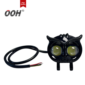 Sistema de Iluminación <span class=keywords><strong>para</strong></span> Motocicletas OOH, <span class=keywords><strong>Mini</strong></span> Faro Antiniebla, Luz Auxiliar Incandescente Tipo Explorador, Luz de Posición Delantera Superior en Forma de Búho 2 - Product Image 1