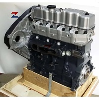 Mesin Diesel Turbo 2.5L4D55 4D56 4D56T Long Block Baru untuk Mitsubishi L200 Triton Pajero L300 Delica Shogun