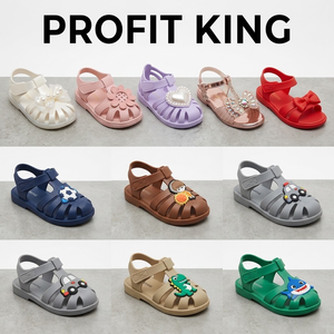 Sandales pour enfants Profit King, lot mixte, motifs colorés, semelles souples, chaussures d'été pour enfants, qualité supérieure, fabriqué en Chine - Product Image 5