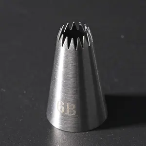 Hot Sale Customized Nozzle 1M / 2D / 113 Stainless Steel Icing Piping Tips Cake Decorating Nozzles