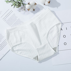 HD123 moda donna mutandine Multicolor biancheria intima striatura comoda slip per ragazze - Product Image 2