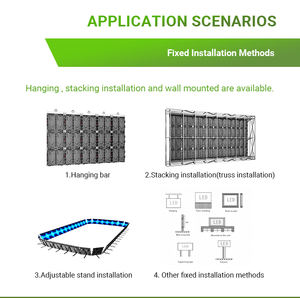 Tentech 2024 960 Fijo Gran Cartelera publicitaria Señalización digital Video al aire libre Videotron Panel de pared Pantallas Pantalla LED - Product Image 4