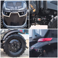 Tractor Audacious de 80HP 4x4 con Cabina con Aire Acondicionado, Sistema Hidráulico Robusto y Alta Capacidad de Elevación para Jardinería y Agricultura