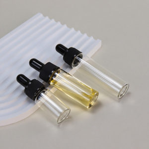 Mẫu Mỹ Phẩm Bao Bì Mini Hổ Phách Thủy Tinh Tinh Dầu <span class=keywords><strong>Dropper</strong></span> Chai Với Màu Đen Nhựa <span class=keywords><strong>Dropper</strong></span> Cap PP Cổ Áo 1Ml 2Ml 3Ml 5Ml - Product Image 5