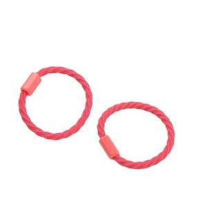 Attaches pour cheveux à boucle en corde, couleur unie, accessoires élastiques pour filles, usage quotidien - Product Image 5