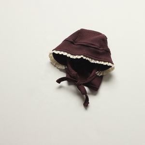 Xiximi Topi Retro Nostalgia Gaya Eropa Topi Habenular Bayi Baru Lahir Topi Bonnet Anak Perempuan Putri Musim Semi Musim Gugur - Product Image 3