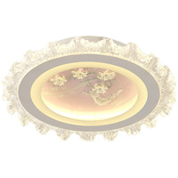 Plafonniers modernes avec design en cristal, plafonniers ménagers avec design en relief, plafonnier décoratif