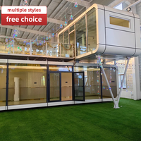 Maison Modulaire Préfabriquée de Luxe 20ft 40ft au Design Moderne, Maison Pod Résidentielle 2 Chambres, Cabane Apple, Maison Mobile à Vendre