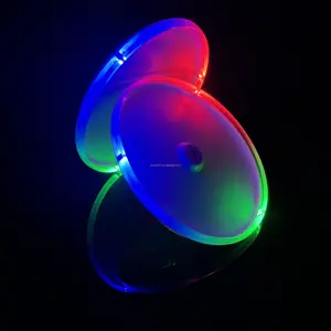 Rechargeable 175g Custom Light Up Frisbee Type-C Interface Led Flying Disc Tosy Smart Outdoor Sports Led Frizbee