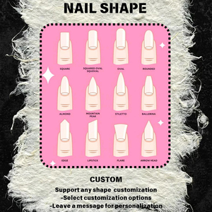 10/30 pièces/boîte – <span class=keywords><strong>Faux</strong></span> ongles en amande de luxe rose doré, tailles mixtes XS/S/M – <span class=keywords><strong>Faux</strong></span> ongles en amande dorés, style Y2K - Product Image 3