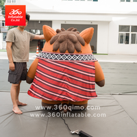 Vache géante gonflable personnalisée, mascotte de dessin animé, personnage gonflable pour défilé, événement, publicité de marque, décoration