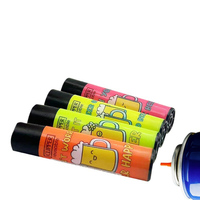 Briquet à gaz butane rechargeable 2026 en plastique avec logo personnalisé, design moderne et meule intégrée – Vente en gros