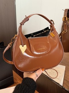 Ladies' High-End Casual Tote Handbag with Two <b>Straps</b> Zipper Closure-Portable <b>Shoulder</b> <b>Strap</b> for Office Workers Daily Commutes - Product Image 2