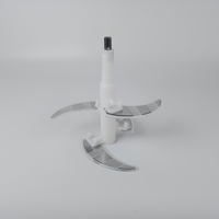 Pièces d'Appareils Électroménagers de Cuisine, Lame de Hachoir à Viande en Acier Inoxydable, Couteau de Hachage en Forme de S pour Hachoirs Électriques 2/3/5L