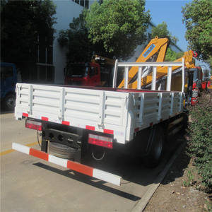 Dongfeng 4x2 4x4 3.2ton הידראולי לתפוס לבני מתקפל 2.5 טון knuckle בום משאית רכוב מנוף עבור מכירה - Product Image 2