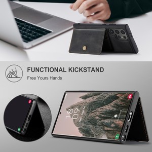 Funda tipo cartera para <span class=keywords><strong>Samsung</strong></span> S25, funda de teléfono con bolsillo para tarjeta desmontable de cuero ultra lujoso para <span class=keywords><strong>Samsung</strong></span> <span class=keywords><strong>Galaxy</strong></span> S25 Plus - Product Image 2