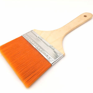 Rodillo de pintura de pared de banda plana Industrial DIY de alta calidad cerdas de madera logotipo personalizable filamento TCP pegamento epoxi pintura OEM - Product Image 3