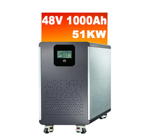 Baterías de Litio de 15KW, 20KW, 30KW, 50KW, 48V, 300Ah - 1000Ah, Sistema Solar Híbrido para el Hogar con Ruedas y Soporte de Suelo, Banco de Energía - Product Image 1