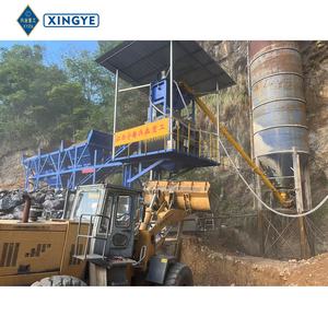 โรงผสมคอนกรีต60m ขนาดเล็ก CE โรงงานผลิตคอนกรีตผสมปูนแห้งแบบพกพา - Product Image 1