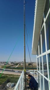 Mástil Telescópico Manual de Aluminio y Fibra de Carbono de 22m, 25m, 30m de Fácil Despliegue, Montado en Techo de Vehículo o Suelo de Hormigón - Product Image 5