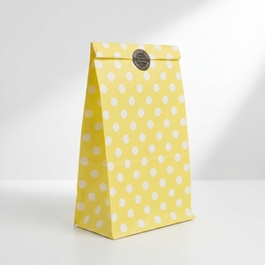 Bolsas de Papel Kraft Ecológicas con Diseño de Puntos <span class=keywords><strong>Cheng</strong></span> <span class=keywords><strong>Huang</strong></span>, Disponibles en Stock, Ideales para Dulces, Galletas, Bocadillos y Regalos de Panadería - Product Image 2