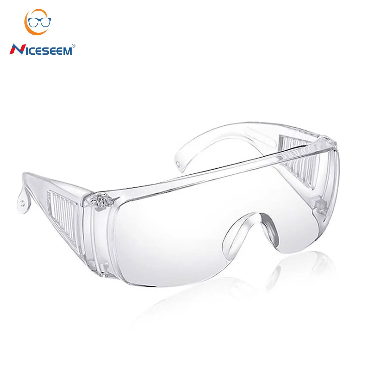 Uv400 chống sương mù Z87.1 rõ ràng Goggle chống xước kính an toàn Kính