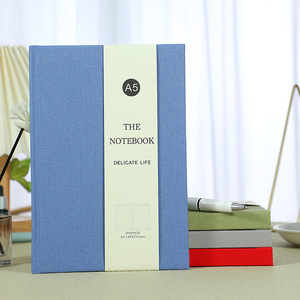 Journal relié en lin personnalisé A5 100 feuilles, agenda fantaisie, fournitures scolaires, carnet de haute qualité - Product Image 4