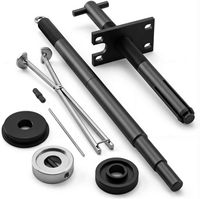 Extracteur et installateur de roulements avec outil d'expansion à soufflet pour axe de charnière, kit d'alignement et d'installation pour le retrait des roulements
