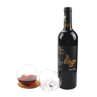 1 jeu de lunettes à whisky et pierre à bascule, verres en diamant, sans plomb, cristal transparent, emballage cadeau de luxe