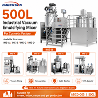Mélangeur émulsifiant sous vide industriel 500L en acier inoxydable SUS316L pour la fabrication de cosmétiques, peintures et savons - Nouveau