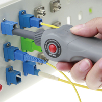 Nettoyeur de fibres optiques EDV-838 pour connecteurs SC, FC, LC, PC, APC contaminés et microscopes à fibres optiques
