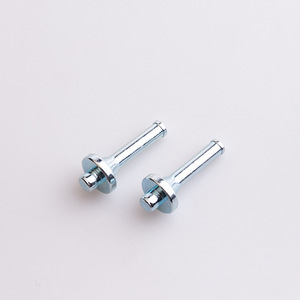 Cylindrical Shoulder Pin Carbon Steel Blue White Zinc Plated For Computer Chassis Electronic Assembly - Product Image 3