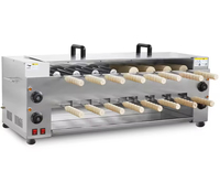 HN-NP23-2 commercial certifié CE Trdelnik Machine pour boulangerie-Donut Ice Cream Cone Kurtos Kalacs Chimney Cake Maker