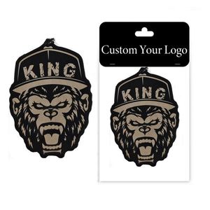 ออกแบบของขวัญส่งเสริมการขายขายส่ง น้ำหอมปรับอากาศแบบแขวนติดรถยนต์ กลิ่นหอมติดทนนาน หลากหลายกลิ่น น้ำหอมปรับอากาศแบบกระดาษสำหรับรถยนต์ - Product Image 6