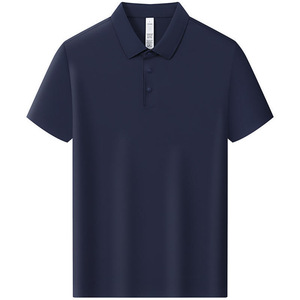 Polo promotionnel en nylon, couleur unie, respirant, à manches courtes, pour usage quotidien - Product Image 2