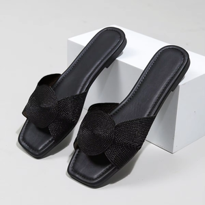 <span class=keywords><strong>Sandali</strong></span> piatti <span class=keywords><strong>estivi</strong></span> da donna di design 2025 di alta qualità con soletta in TPR, ciabatte sexy alla moda all'ingrosso - Offerta calda - Product Image 2