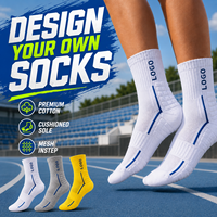 Chaussettes de sport pour hommes, chaussettes tubulaires en coton, anti-humidité, respirantes, chaussettes de basket-ball unisexes, chaussettes de sport en coton tricoté