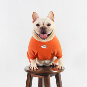 OEM vêtements pour animaux de compagnie vêtements d'hiver pour chiens épaissi chaud mode fermeture éclair polaire une pièce pull manteau pour animaux de compagnie chiot veste <span class=keywords><strong>bouledogue</strong></span> français - Product Image 2