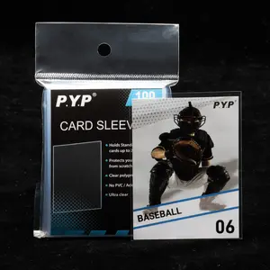 Venta al por mayor Ultra Clear Premium Pro Polipropileno 2,5 "x 3,5" Soft Trading Card Penny Sleeves