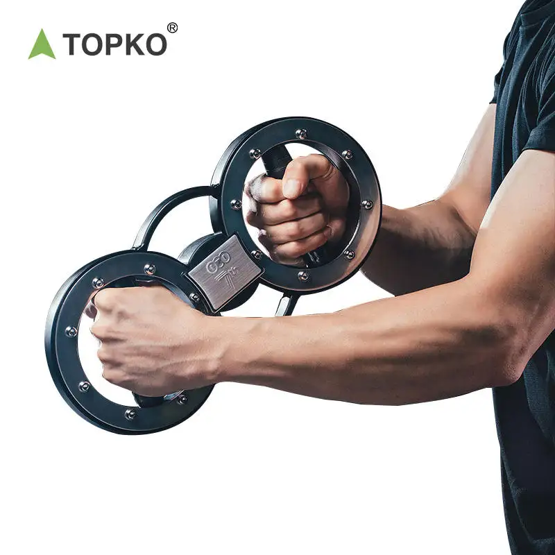 TOPKO sıcak satış yeni 8LB/12LB kavrama kuvveti kol gücü eğitmen fitness/spor salonu ev kullanımı hızlı kol makinesi