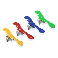 Ouvre-boîte de bière portable multifonction 2 en 1 en métal pour le camping et la randonnée Gadget de cuisine Ouvre-boîte en acier inoxydable à lame tranchante