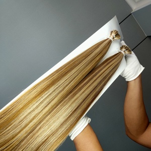 โรงงานดราก้อนบิวตี้ ผมแท้ 100% เรมี่ รัสเซีย 10-30 นิ้ว เวอร์จิ้น ไอทิป ปลายหนา ดับเบิ้ลดรอน สำหรับร้านเสริมสวย ทุกสี - Product Image 5