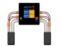Chargeur d'équilibrage intelligent HOTA F6 QUAD-CHANNEL 4x250W/15A avec batterie Type-C Lipo LiIon NiMH pour iPhone iMac Samsung G343