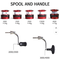 Moulinet de Pêche Spinning 100% Authentique SIENNA 500 1000 2000 2500HG 3000 4000